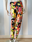 Floral stretchbroek