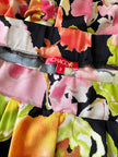 Floral stretchbroek