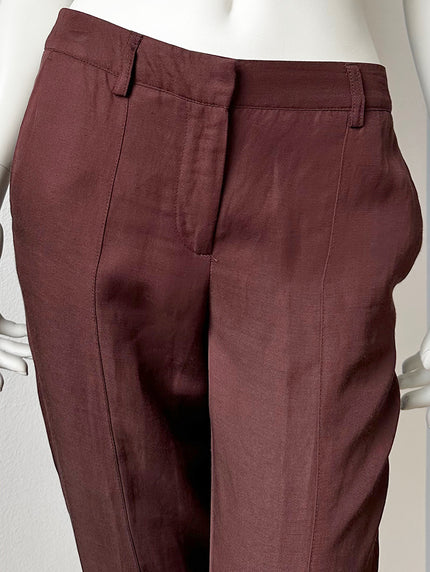 Roodbruine broek