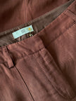 Roodbruine broek