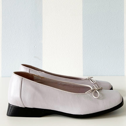 Lila leren ballerina's | 37