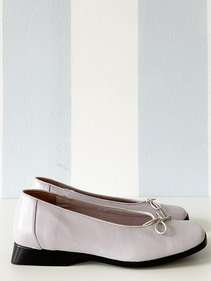 Lila leren ballerina's | 37