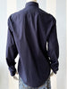 Donkerblauwe designer blouse