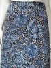 Floral & luipard stretch rok