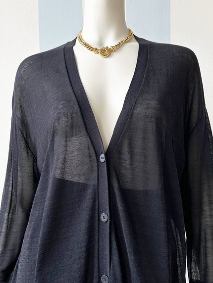 Donkerblauw vest