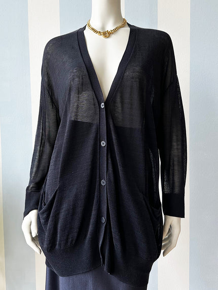 Donkerblauw vest
