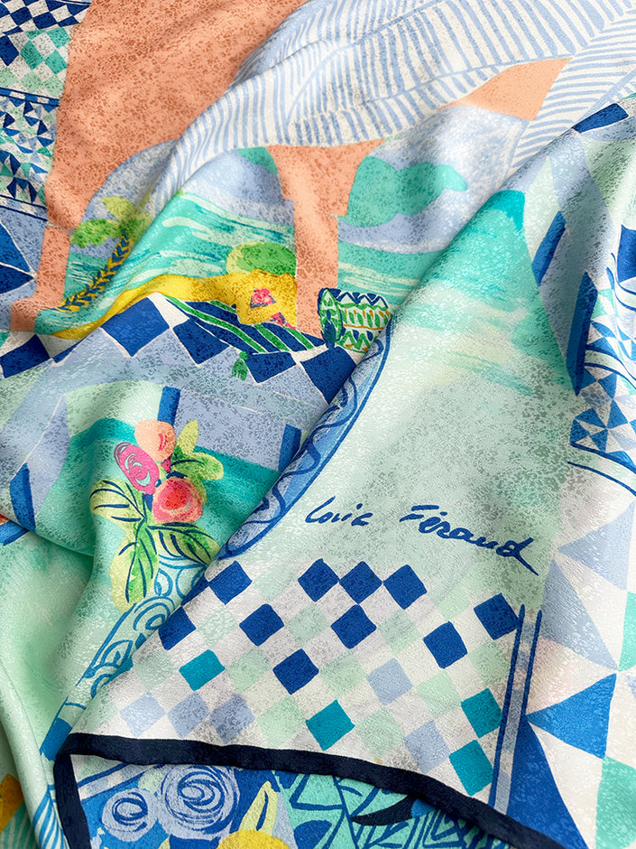 Zijden designer sjaal