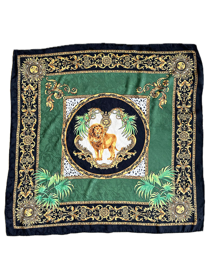Zijden sjaal met leeuw