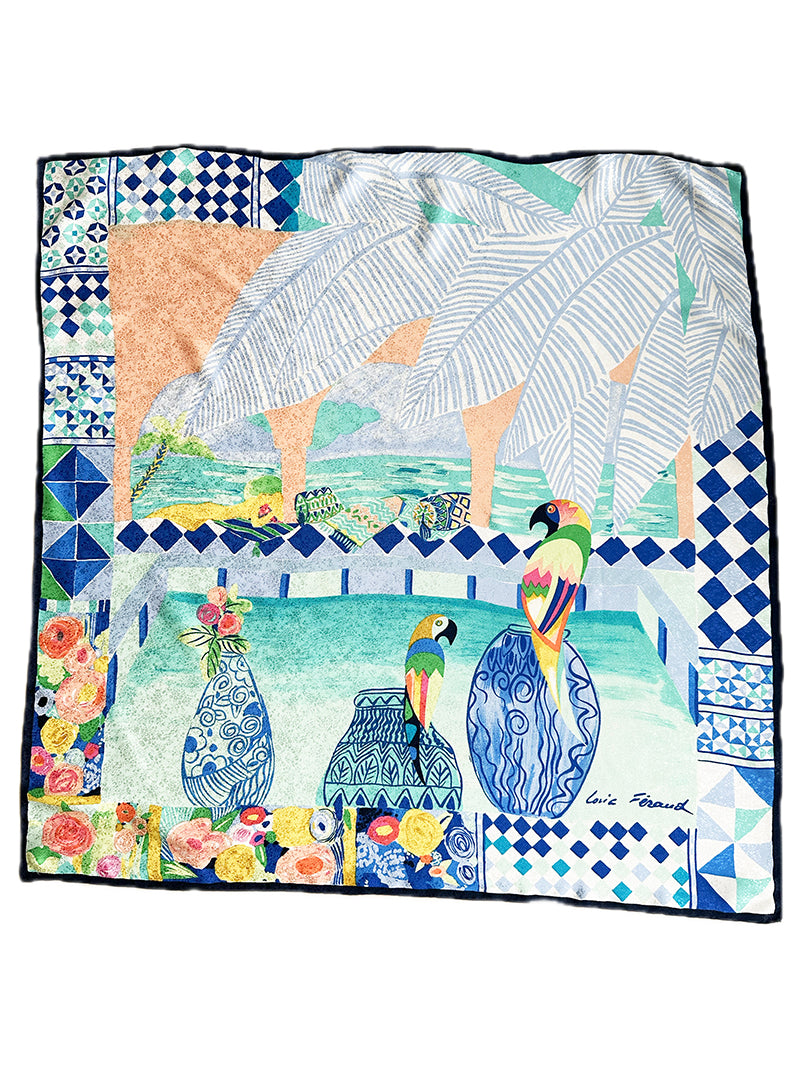 Zijden designer sjaal