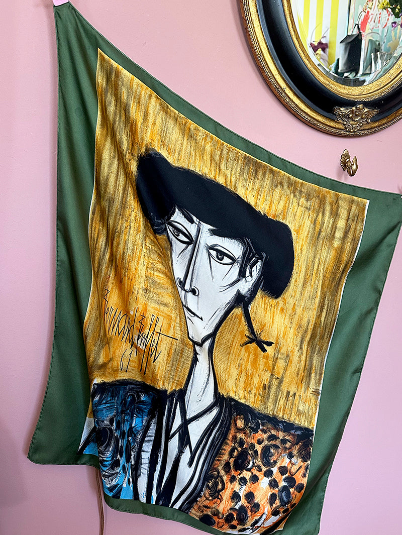 Zijden kunst sjaal