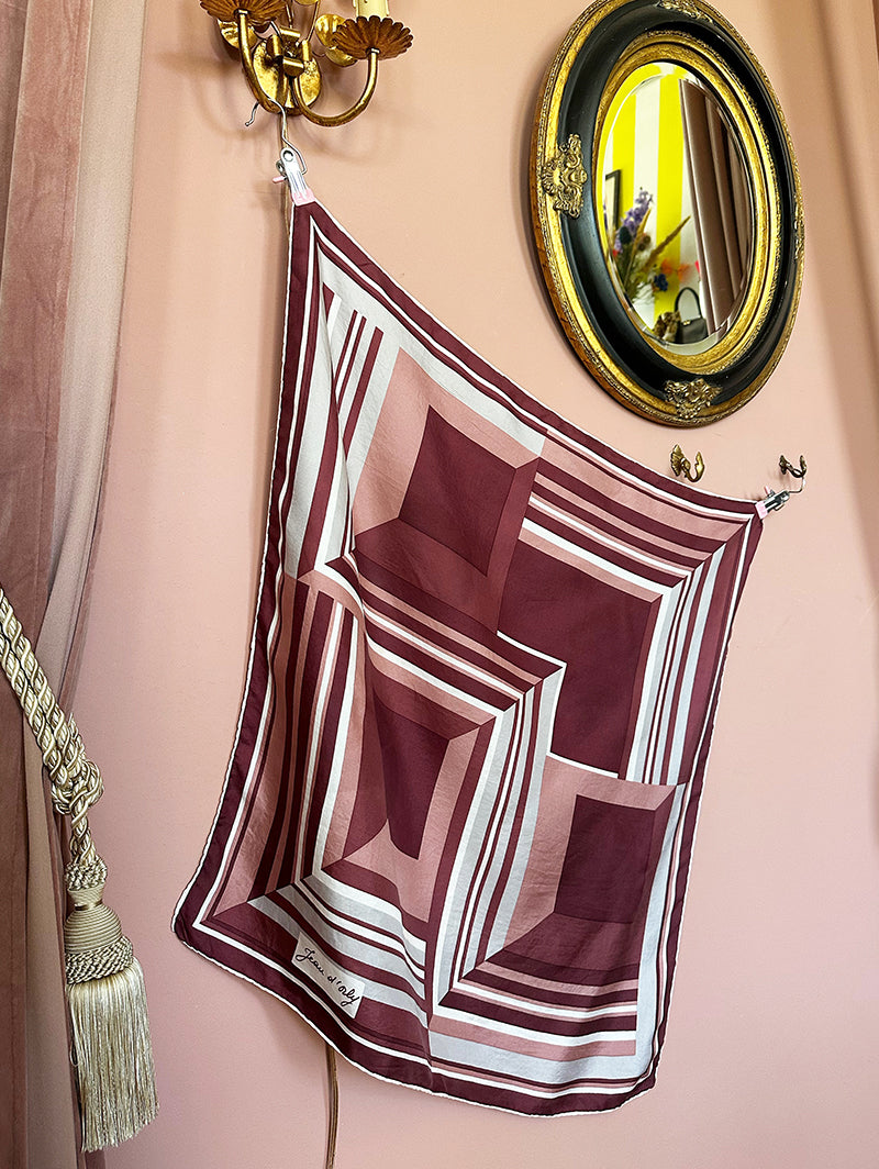 Zijden designer sjaal