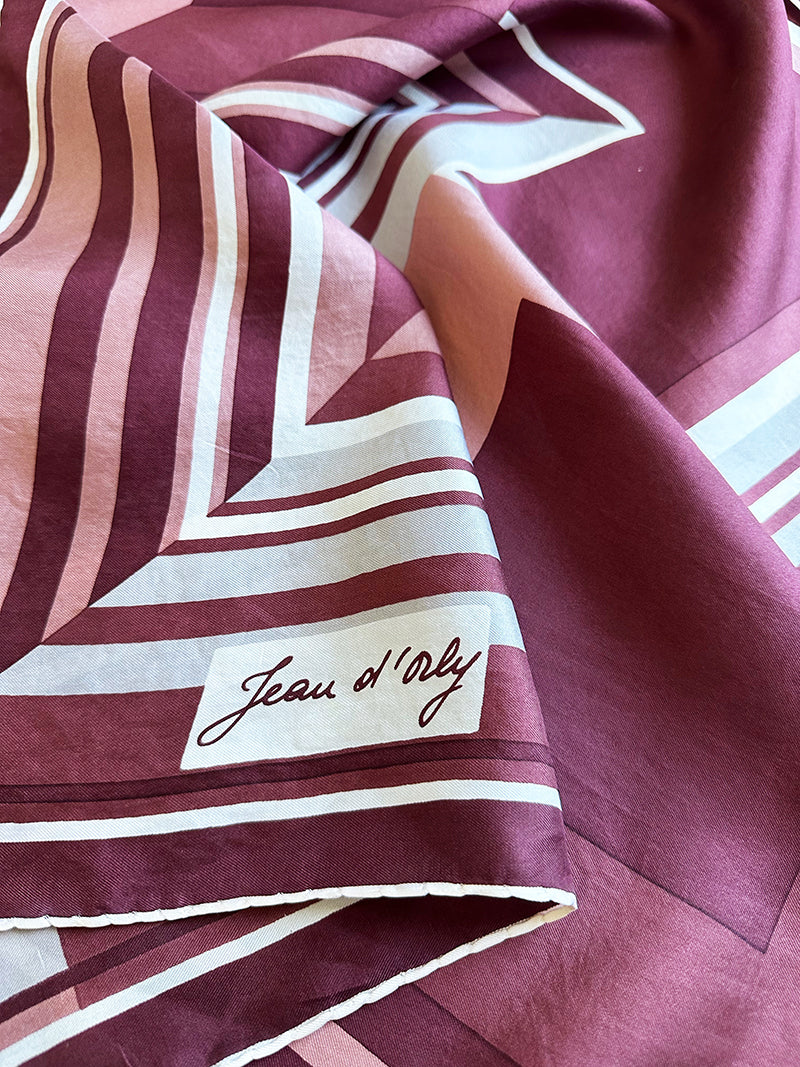 Zijden designer sjaal