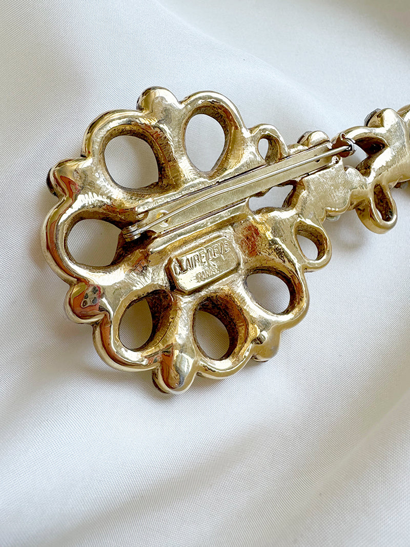 Grote(!) designer broche