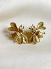 Gouden bijen broche