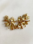 Gouden bijen broche