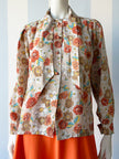 Floral strikblouse