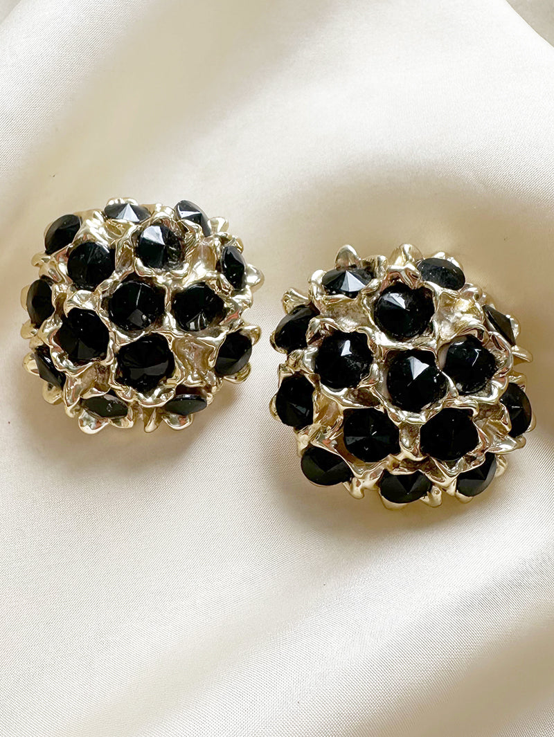 Grote ronde clip oorbellen