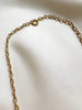 Gouden ketting met grote hanger