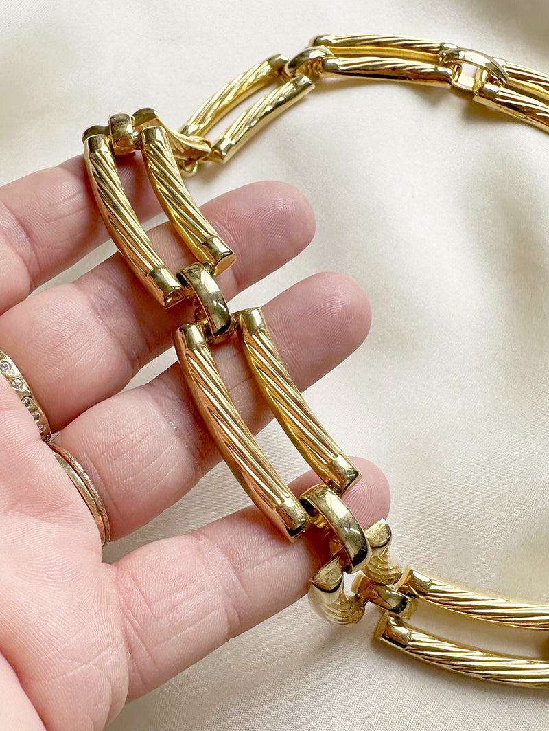 Gouden schakelketting