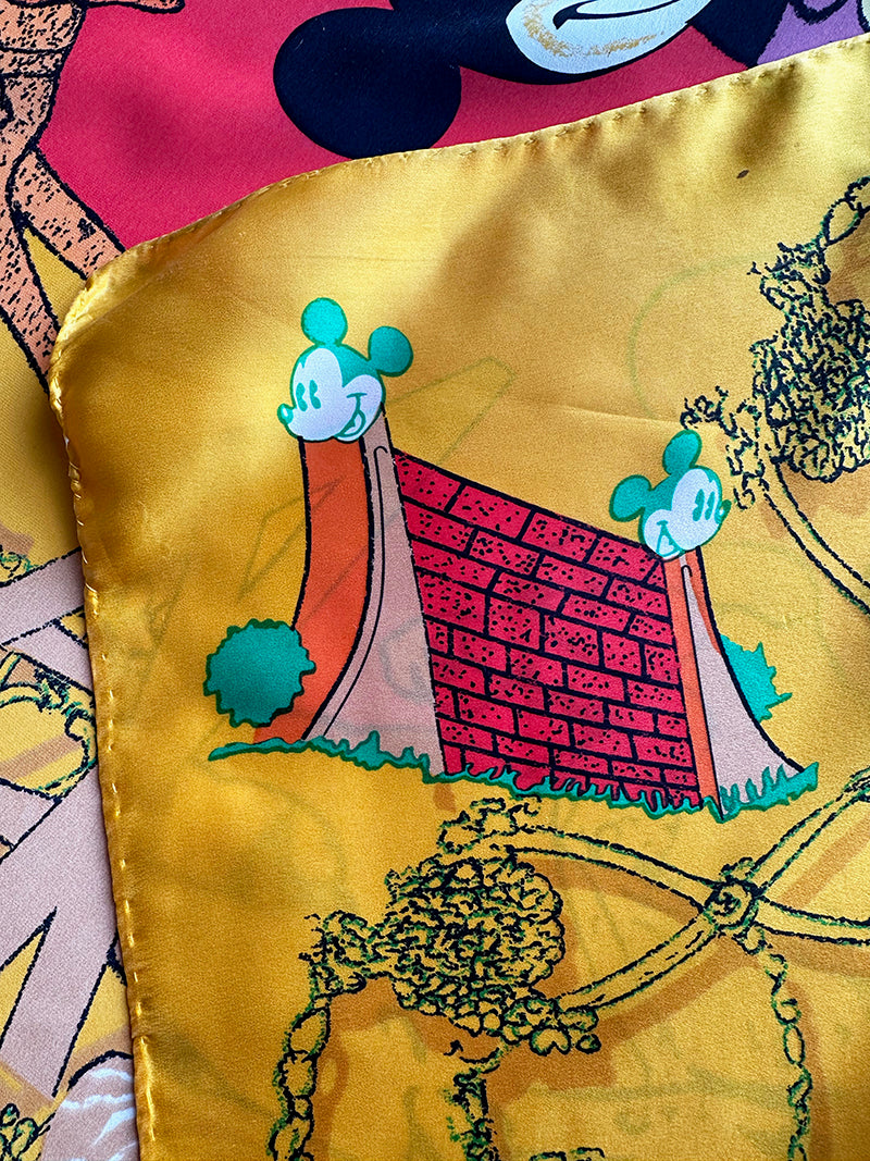 Zijden Mickey Mouse sjaal