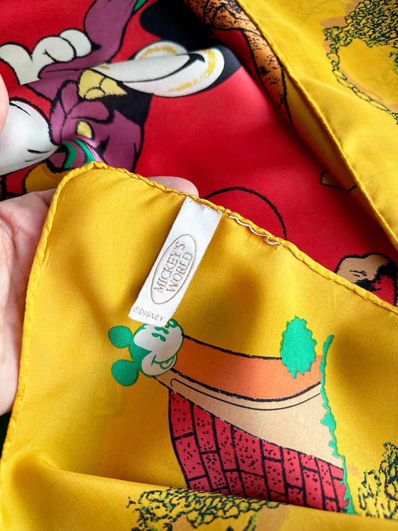Zijden Mickey Mouse sjaal