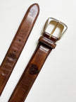 Bruine leren designer ceintuur