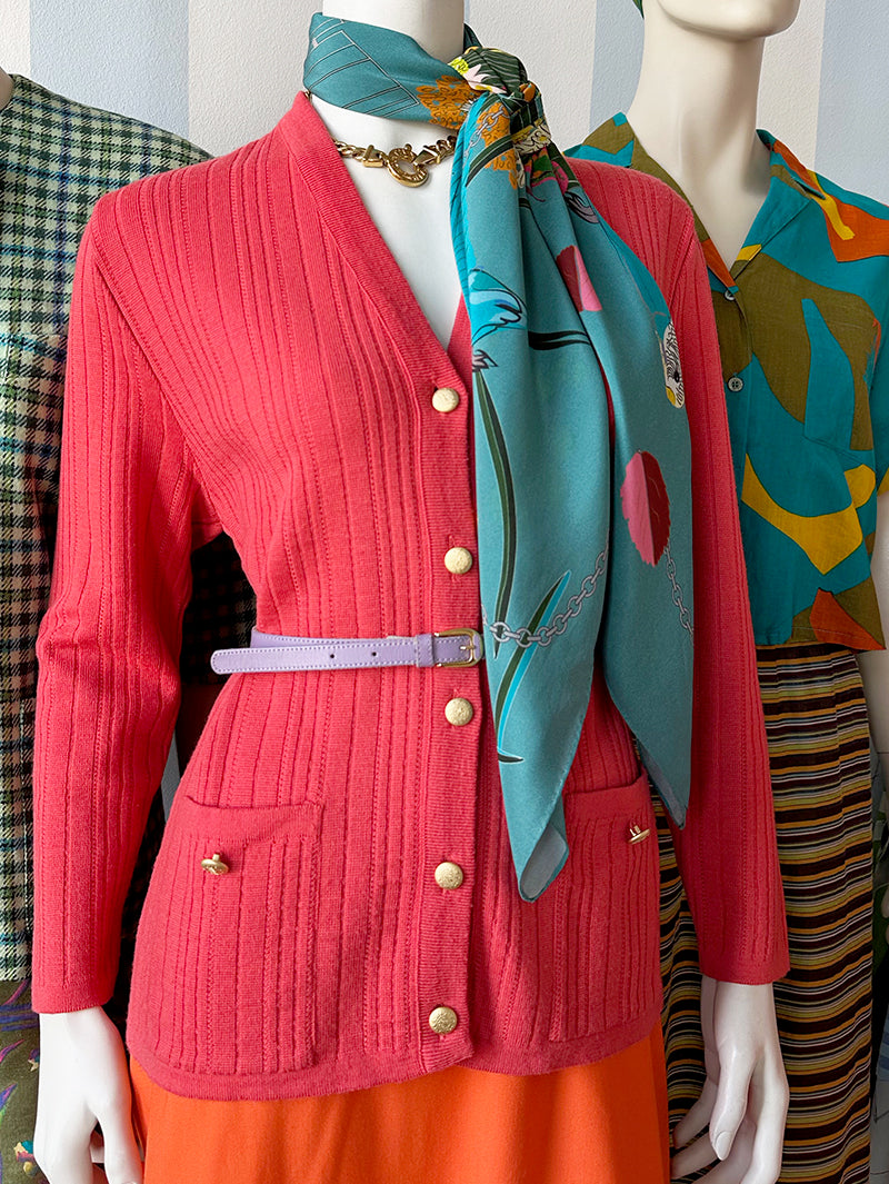 Zijden sjaal met parkieten