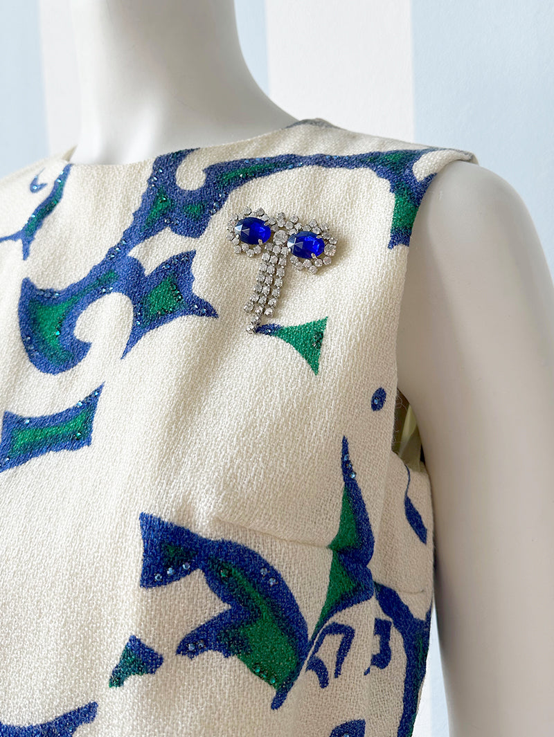 Strass strik broche