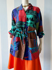 Getailleerde zijden blouse