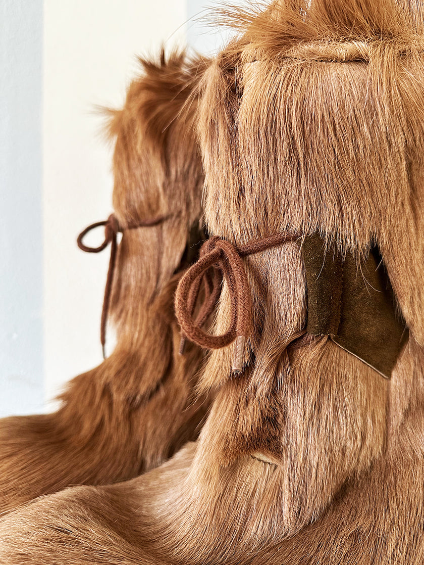 70s geitenhaar laarzen | 36