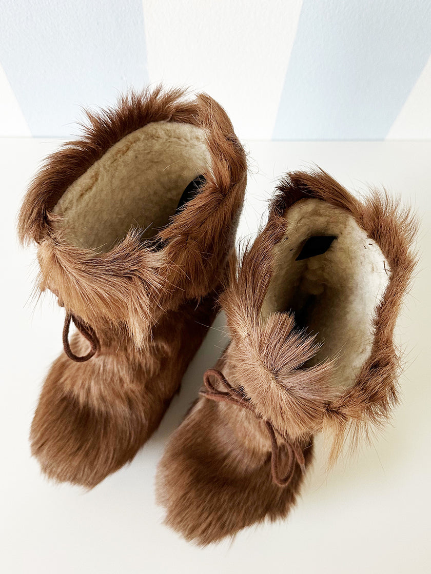 70s geitenhaar laarzen | 36