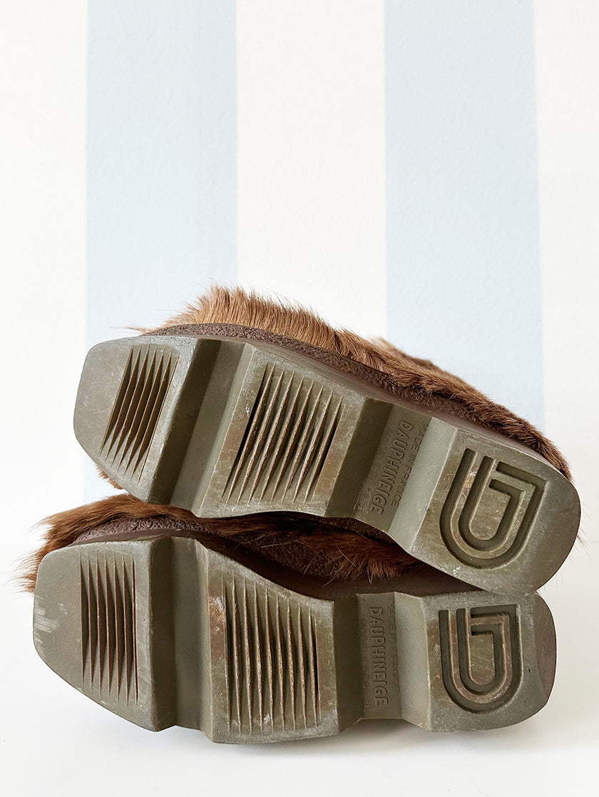 70s geitenhaar laarzen | 36