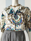 Blouse avec barok dessin