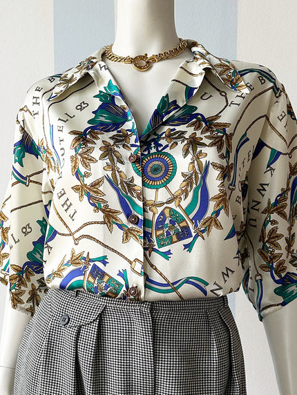 Blouse avec barok dessin