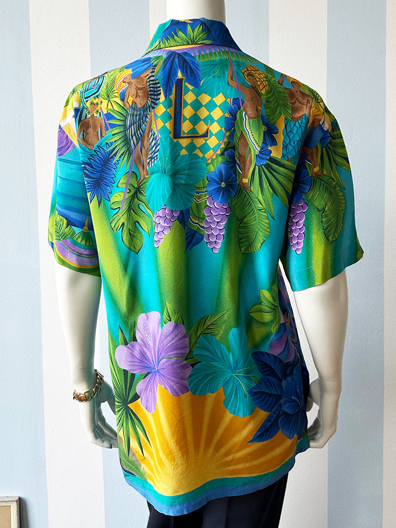 GERESERVEERD Zijden designer blouse