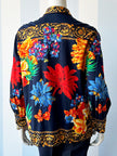 Katoenen blouse met barok dessin