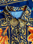 Katoenen blouse met barok dessin
