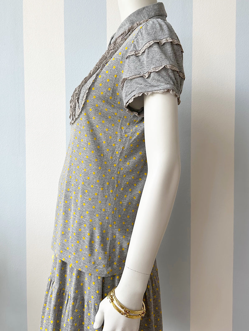 Polkadot designer top