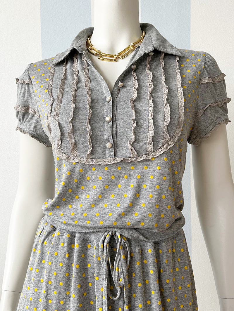 Polkadot designer top