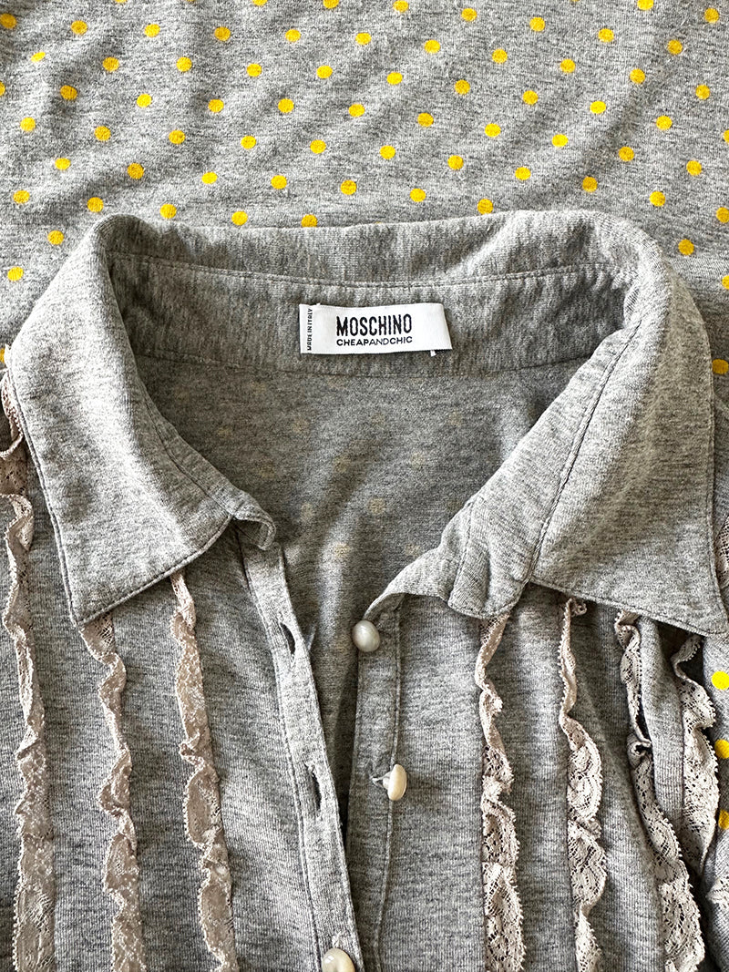 Polkadot designer top