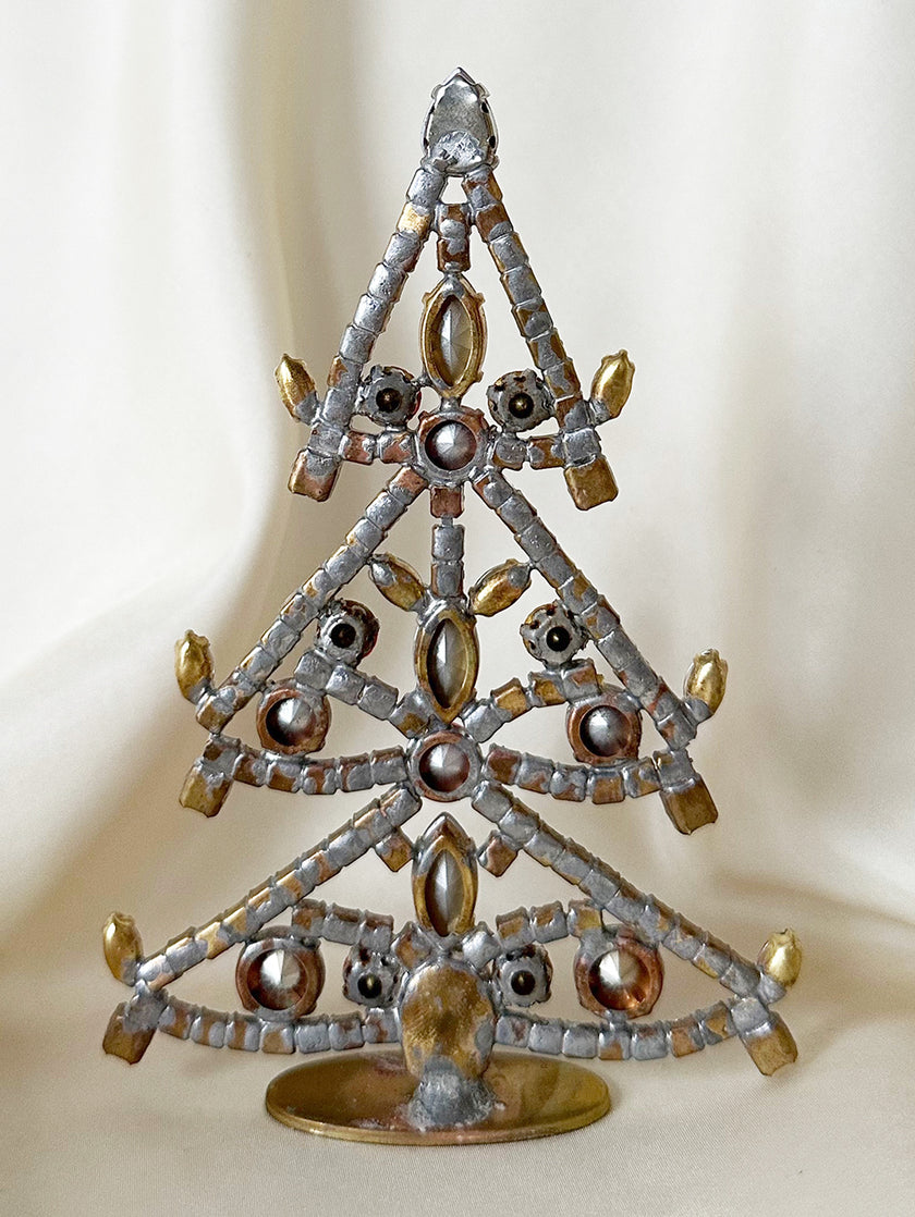 Kristalglazen kerstboom