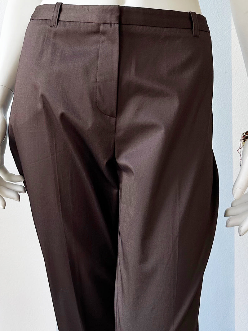 Bruine katoenen pantalon