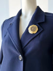 Grote vergulde broche