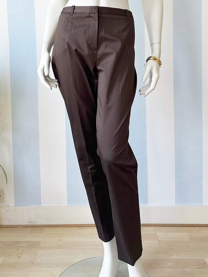 Bruine katoenen pantalon