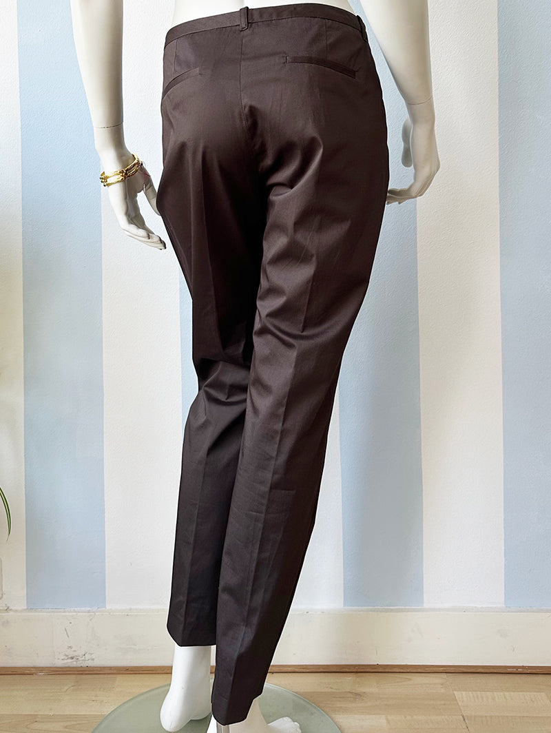 Bruine katoenen pantalon