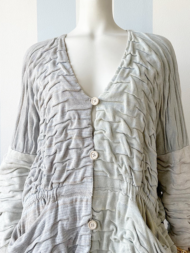 Oversized katoenen designer vest