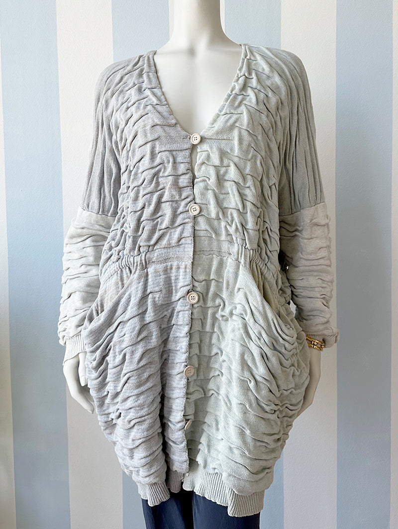 Oversized katoenen designer vest