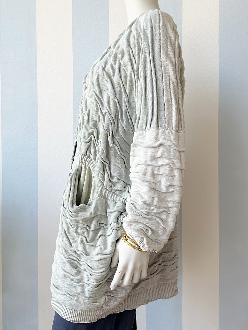 Oversized katoenen designer vest