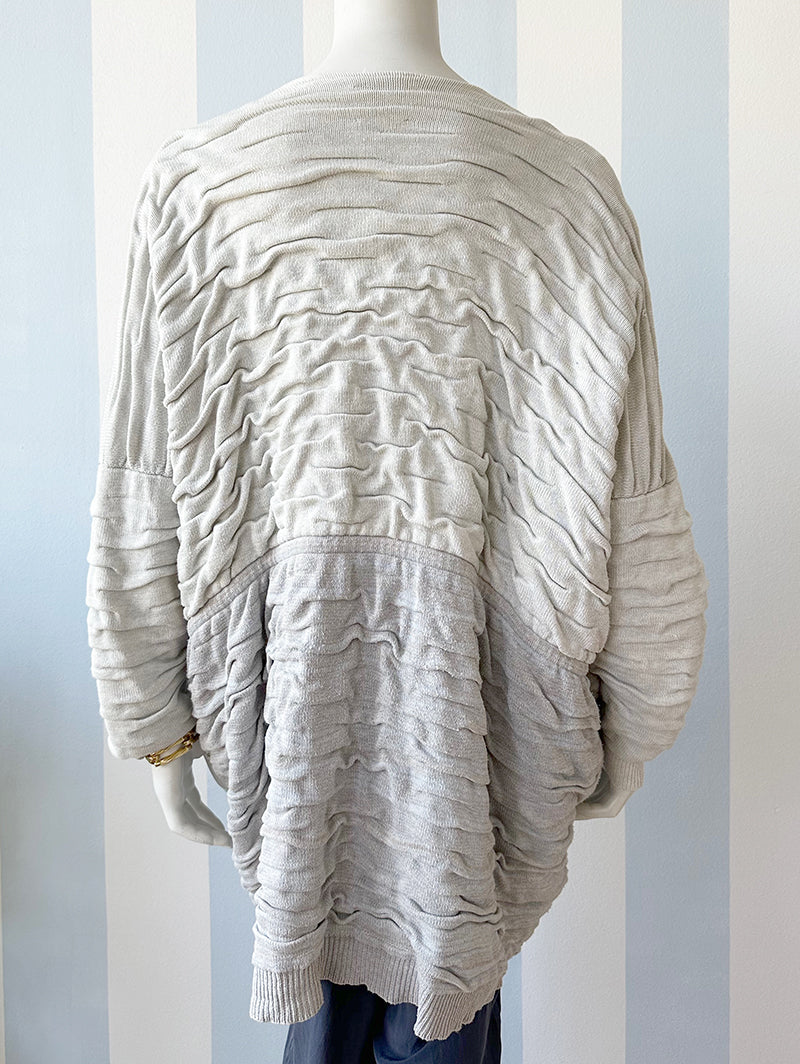 Oversized katoenen designer vest