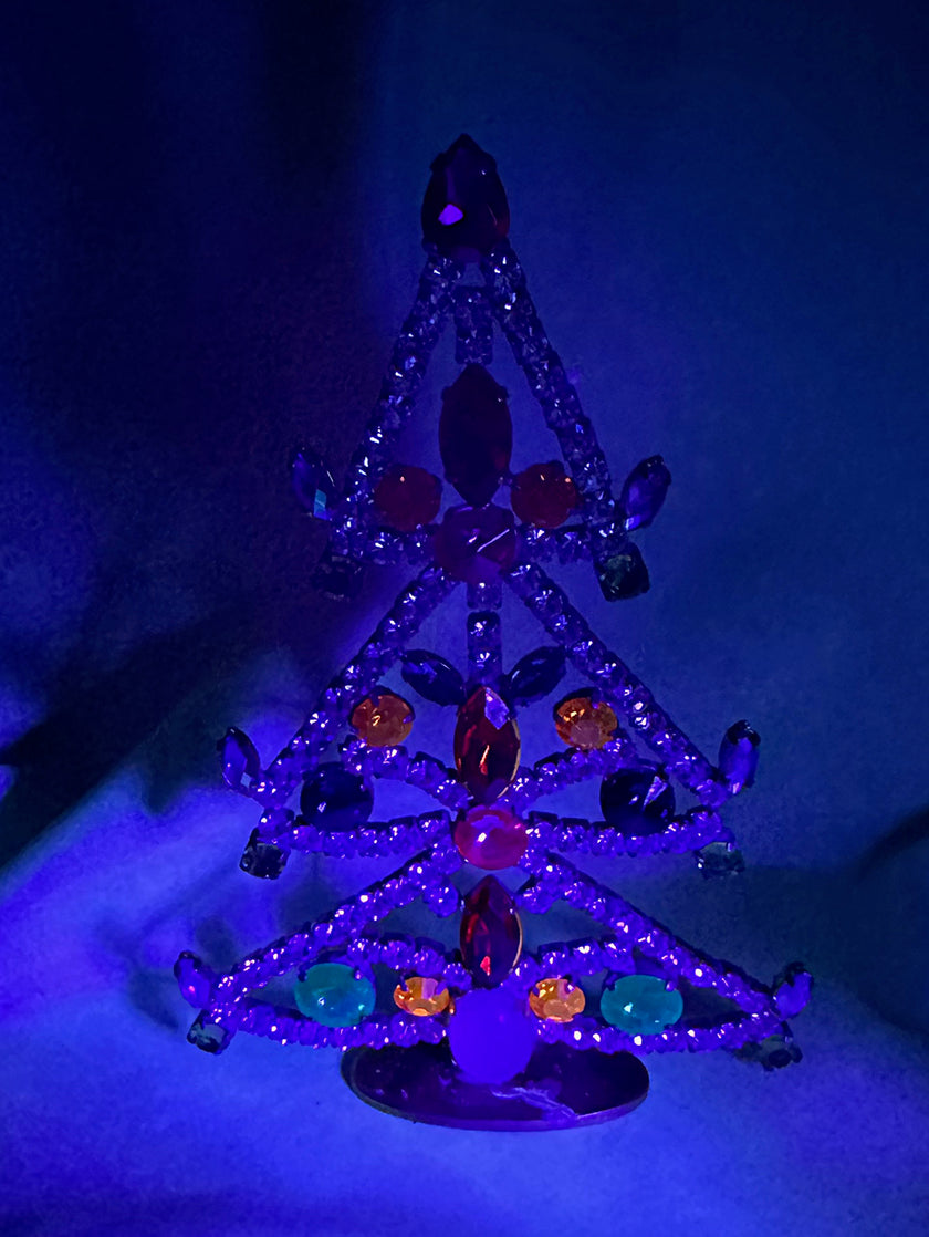 Kristalglazen kerstboom